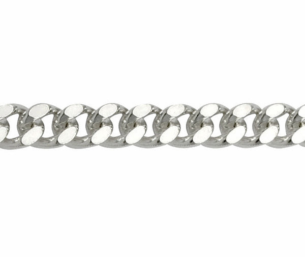 Curb 8.13mm Filed Bracelet Man from the Bracelets collection at Argenteus Jewellery