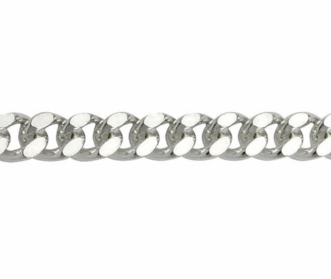 Curb 8.13mm Filed Bracelet Man