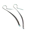 Paul Finch - Blue Topaz 54mm Tapered Drop Earrings from the Earrings collection at Argenteus Jewellery