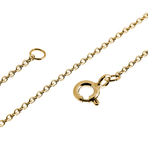 Chain - 9ct Yellow Gold Fine Trace from the Chain collection at Argenteus Jewellery