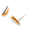 Paul Finch - Matt Shell Stud Earrings from the Earrings collection at Argenteus Jewellery