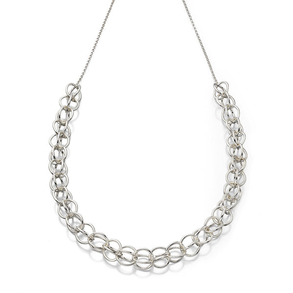 Linked Spheres Necklace from the Necklaces collection at Argenteus Jewellery