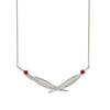 Leaf and Flower Necklace from the Necklaces collection at Argenteus Jewellery