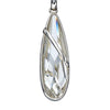 Raindrop Swarovski Silver Shimmer Necklace from the Necklaces collection at Argenteus Jewellery