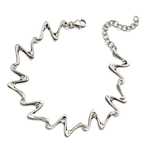 Flowing Sculpture Bracelet from the Bracelets collection at Argenteus Jewellery