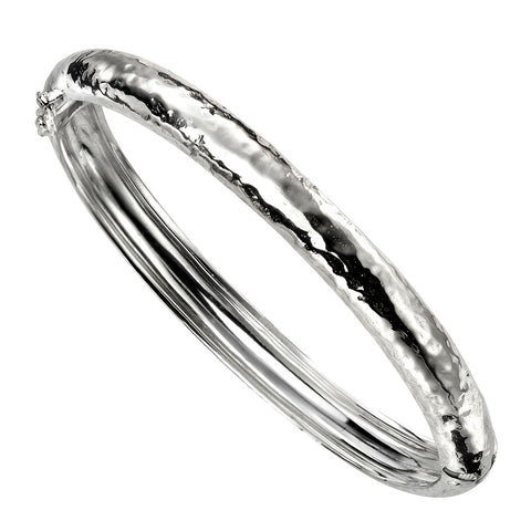 Bangle - Hammer Finish from the Bangles collection at Argenteus Jewellery