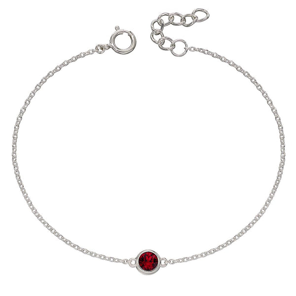 Birthstone-July Ruby Bracelet
