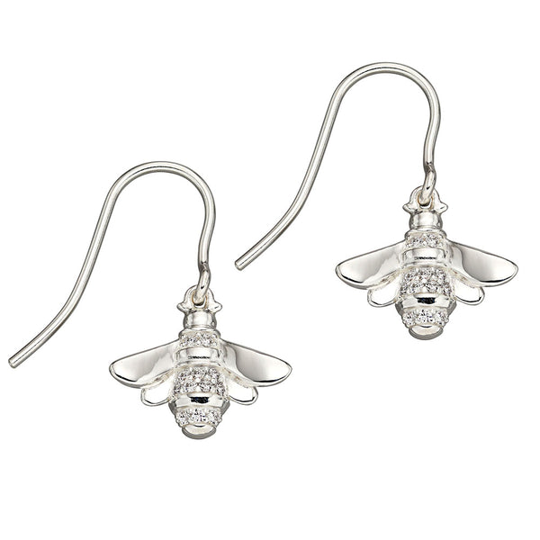 Bee Crystal Drop Earrings from the Earrings collection at Argenteus Jewellery