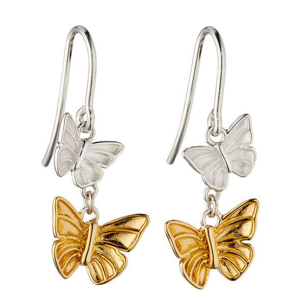 Butterfly Cascade Earrings from the Earrings collection at Argenteus Jewellery