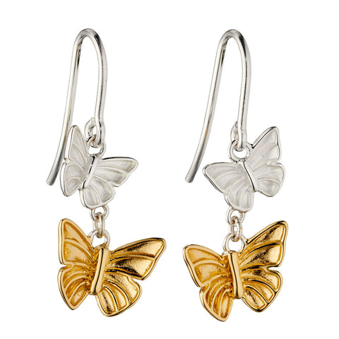 Butterfly Cascade Earrings from the Earrings collection at Argenteus Jewellery