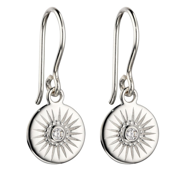 Sunshine Crystal Drop Earring - Clear
