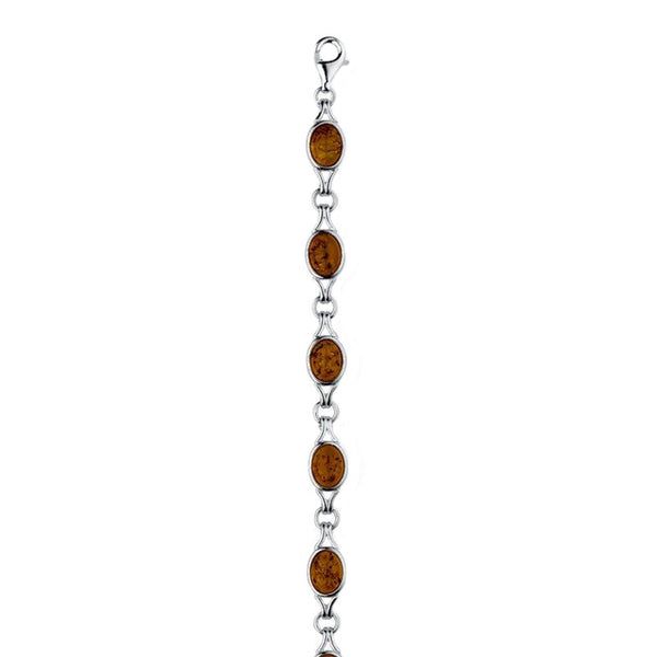 Amber Ovals Bracelet from the Bracelets collection at Argenteus Jewellery