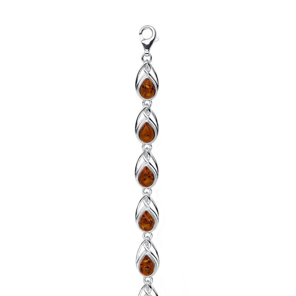 Amber Teardrop Bracelet from the Bracelets collection at Argenteus Jewellery