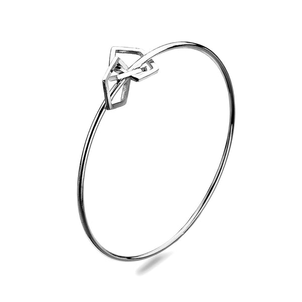 Pentagon  Charms Bangle from the Bangles collection at Argenteus Jewellery