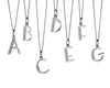 Alphabet Necklace - M from the Necklaces collection at Argenteus Jewellery