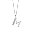Alphabet Necklace - M from the Necklaces collection at Argenteus Jewellery