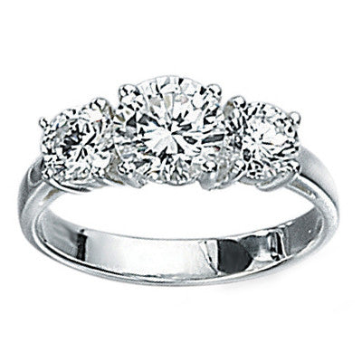 Silver and 2025 zirconia rings