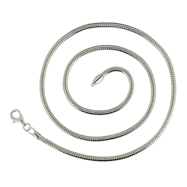 Chain - Snake 2.39mm Chain from the Chain collection at Argenteus Jewellery