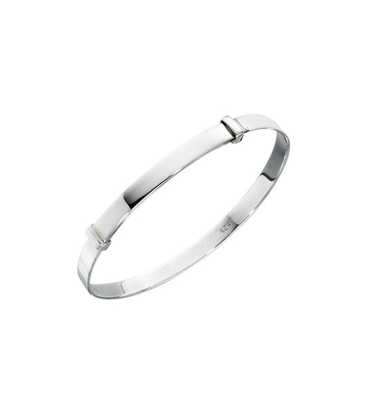 Childs Adjustable Sterling Silver Bangle from the Bangles collection at Argenteus Jewellery