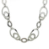 Ovals Necklace - Hammer Finish from the Necklaces collection at Argenteus Jewellery