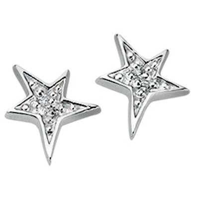 Crystal Star Stud Earrings from the Earrings collection at Argenteus Jewellery