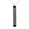 Tracey Birchwood - 57mm Drop Fine Bands Necklet from the Necklaces collection at Argenteus Jewellery