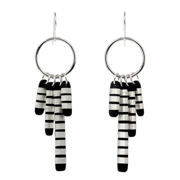 Tracey Birchwood - Tassle Drop Earrings from the Earrings collection at Argenteus Jewellery