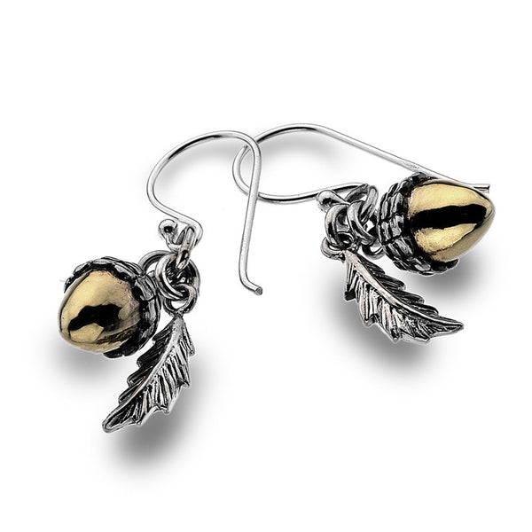 Acorn And Oak Leaf Earrings from the Earrings collection at Argenteus Jewellery