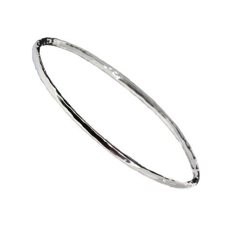 Fine Stacking Bangle - Hammer Finish from the Bangles collection at Argenteus Jewellery