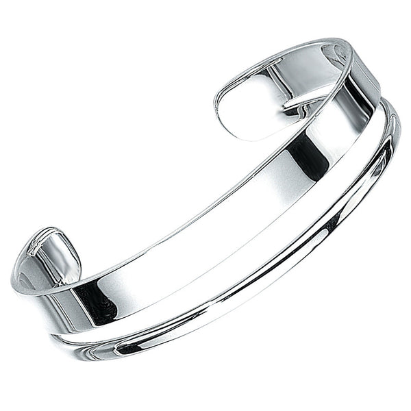 Wide & Fine Band Torc Bangle from the Bangles collection at Argenteus Jewellery