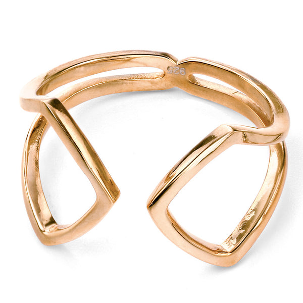Open Ring - Gold Plate from the Rings collection at Argenteus Jewellery