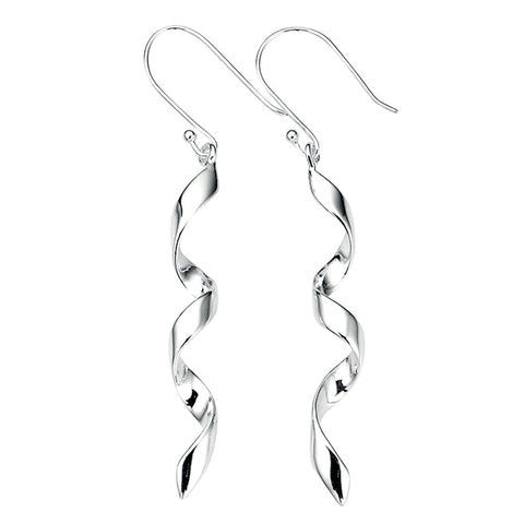 Spiral Ribbon Earrings from the Earrings collection at Argenteus Jewellery