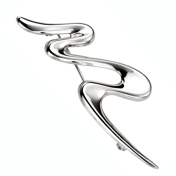 Squiggle Brooch from the Brooches collection at Argenteus Jewellery