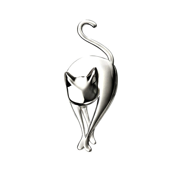 Cat Brooch from the Brooches collection at Argenteus Jewellery