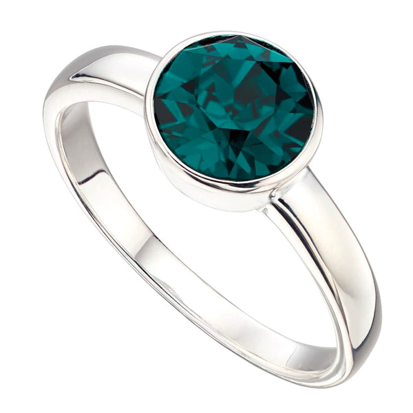Birthstone Ring-May Emerald from the Rings collection at Argenteus Jewellery