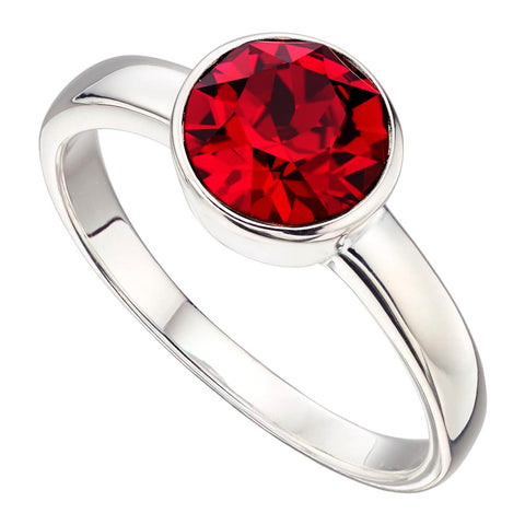Birthstone Ring-July Ruby from the Rings collection at Argenteus Jewellery