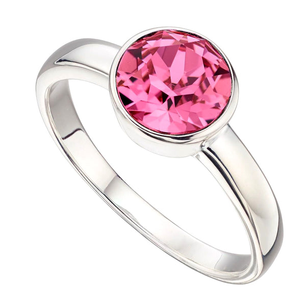Birthstone Ring-October Rose Tourmaline from the Rings collection at Argenteus Jewellery