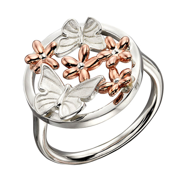 Butterflies and Daisies Circle Ring from the Rings collection at Argenteus Jewellery