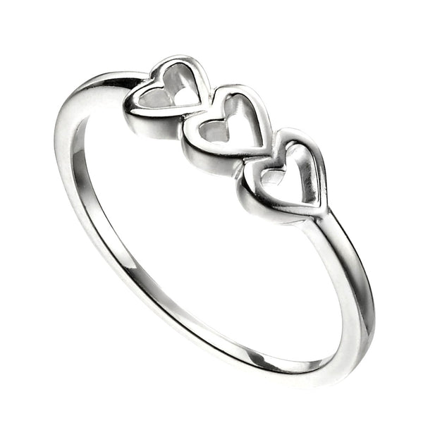 Trio of Hearts Ring from the Rings collection at Argenteus Jewellery