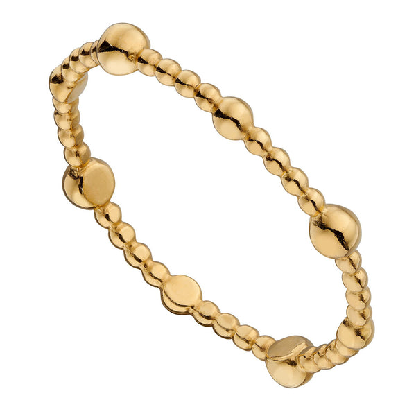 Bubble Ring - Gold Plate