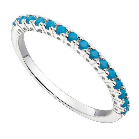 Sky Blue Crystal Ring
