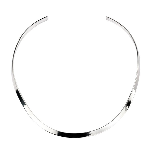 Flat Torc Necklace from the Necklaces collection at Argenteus Jewellery