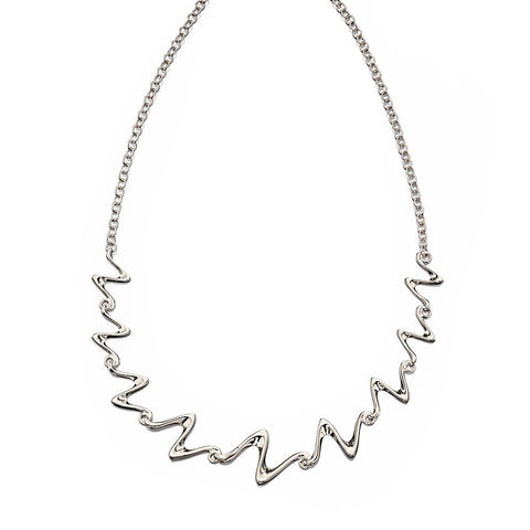 Flowing Sculpture Necklace from the Necklaces collection at Argenteus Jewellery