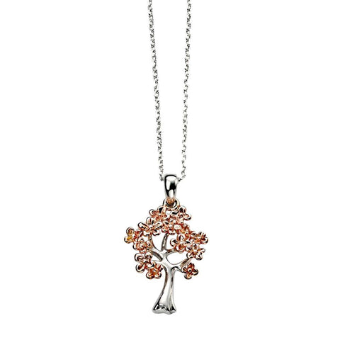 Cherry Blossom Tree Pendant Necklace from the Necklaces collection at Argenteus Jewellery
