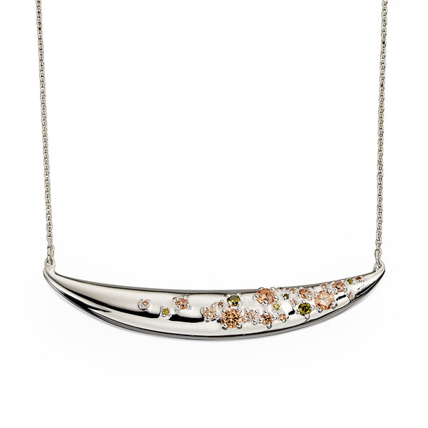 Crystalline Texture Necklace from the Necklaces collection at Argenteus Jewellery