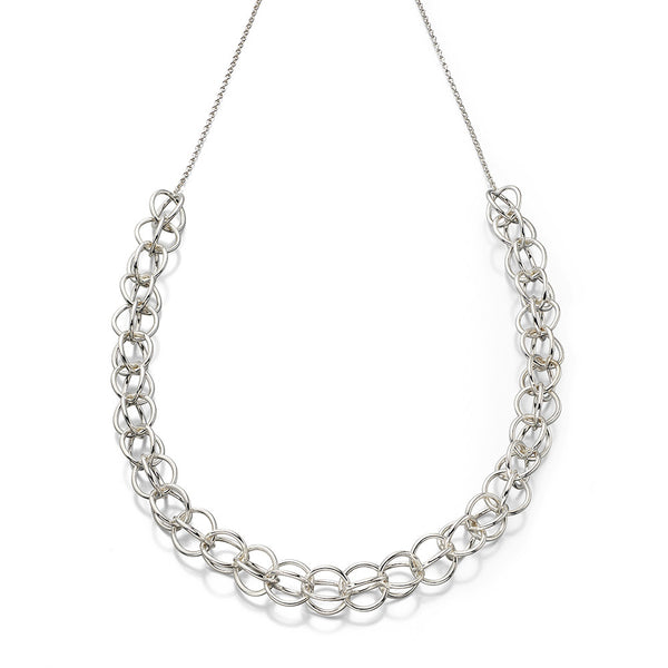 Linked Spheres Necklace from the Necklaces collection at Argenteus Jewellery