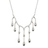 Silver Raindrops Necklace from the Necklaces collection at Argenteus Jewellery
