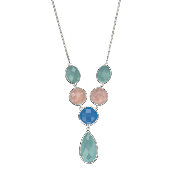 Chalcedony Mix Necklace from the Necklaces collection at Argenteus Jewellery