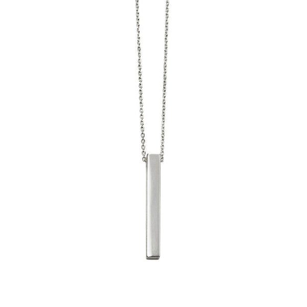 Bar Drop Necklace - Silver or Gold Plate