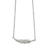 Feather Charm Necklace from the Necklaces collection at Argenteus Jewellery